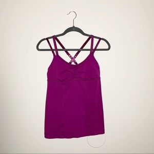 LULULEMON ATHLETICA Purple Yoga Tank Top